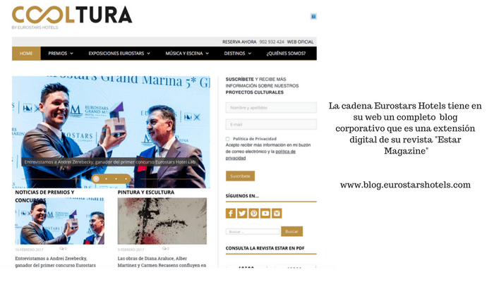 ¿Debe mi hotel tener un blog ? By the19throom